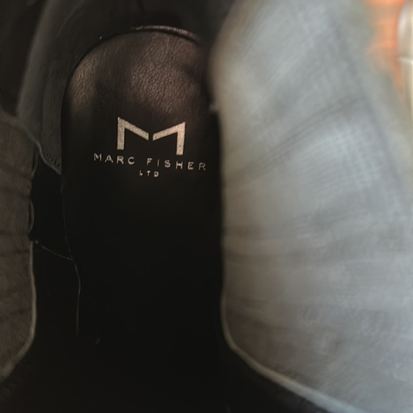 Marc Fisher Black Heeled Bootie - Picture 2 of 4